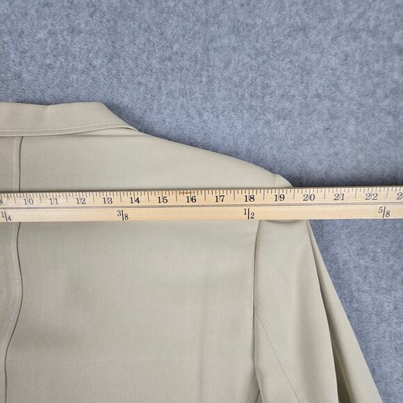 Tasso Elba Mens Sport Coat Size 42 Blazer Suit Jacket 100% Spun Silk 3 button - Picture 13 of 16